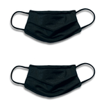 Black Medical Style Mask Packs Masked Family Kid 2 Pack 