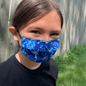 Tie-Dye Design Medical Style Mask Masked Family 