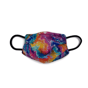 Tie-Dye Design Medical Style Mask Masked Family 